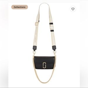 Marc Jacobs - the Marc J shoulder bag - black - like new w dust bag- barely used